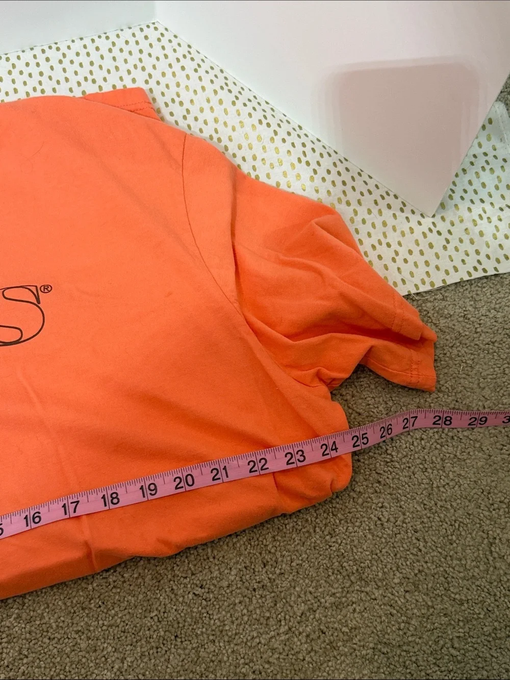 Levi's Orange Logo Crew Tee